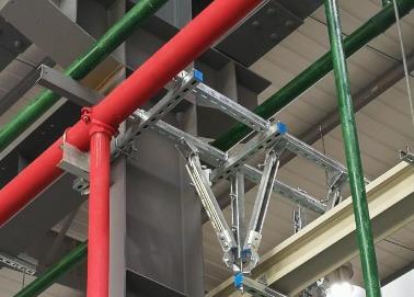 靖远该抗震支架的整体式支吊架结构协调性好